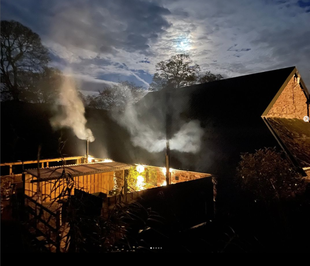 self catering cottages with wood fired hot tub